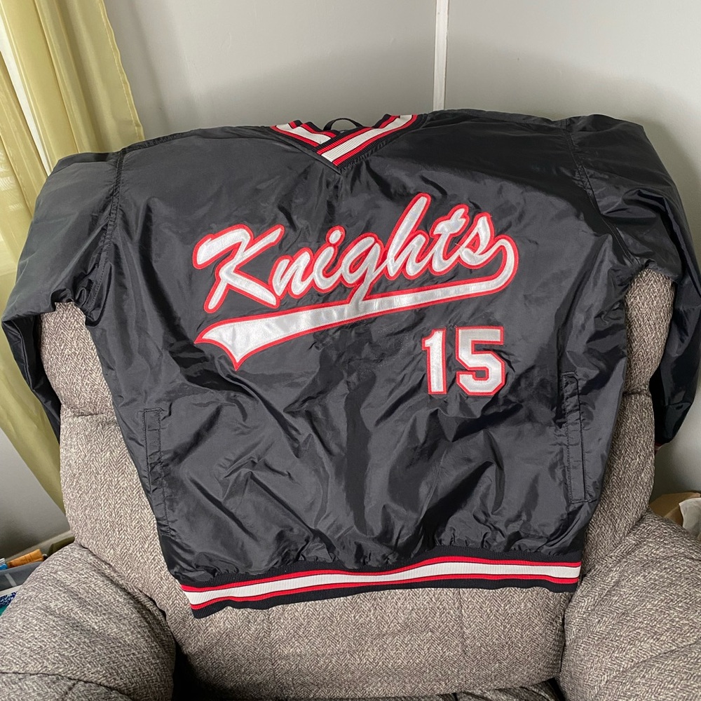 🌻 Sports Knights #15 Windbreaker ⚾️ Uniforms Express 🏈 Large Athletic Gear
